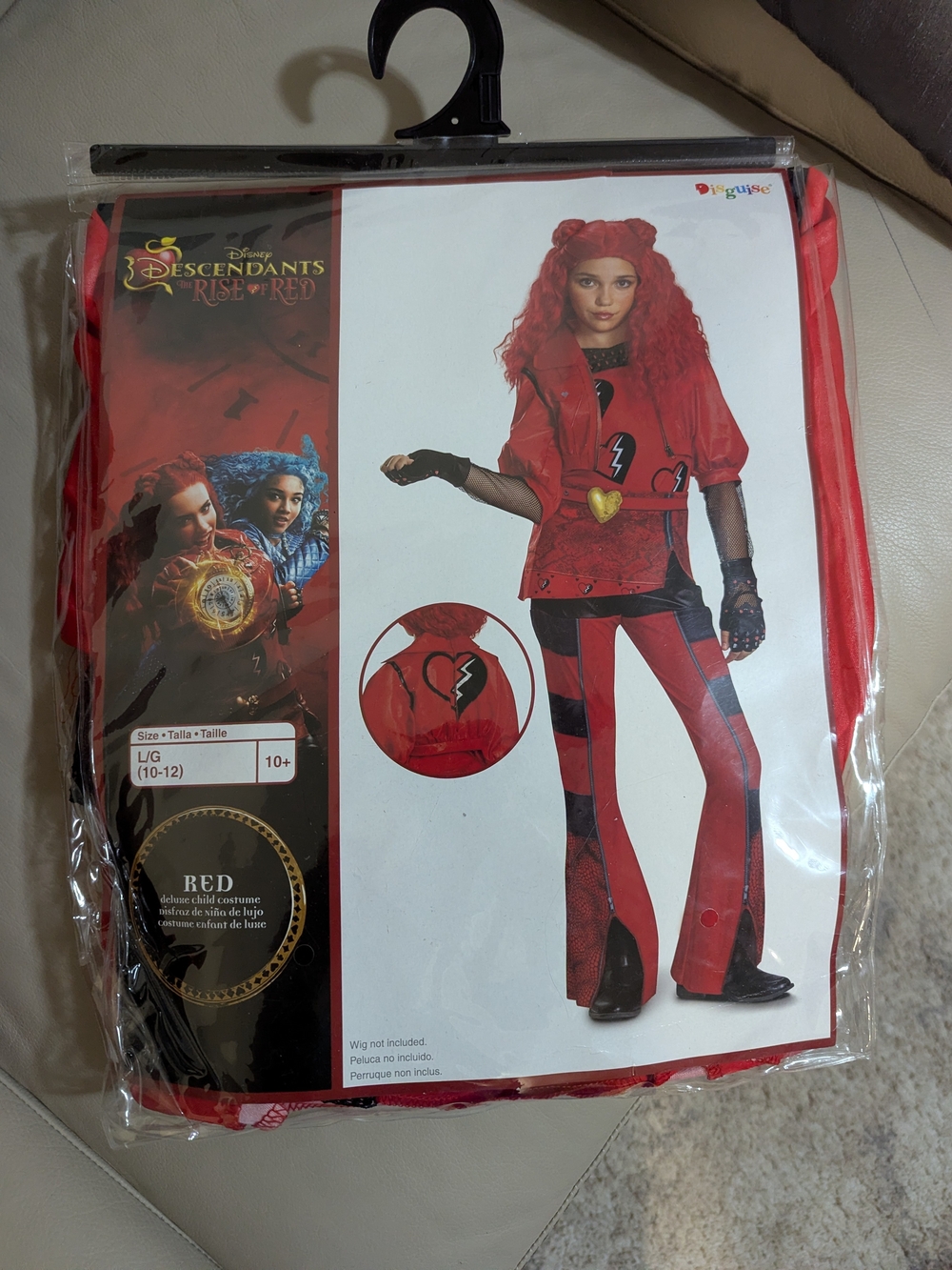 Disney Descendants Red Mal Costume for Kids - Red